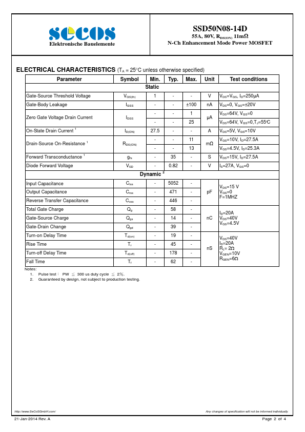 SSD50N08-14D