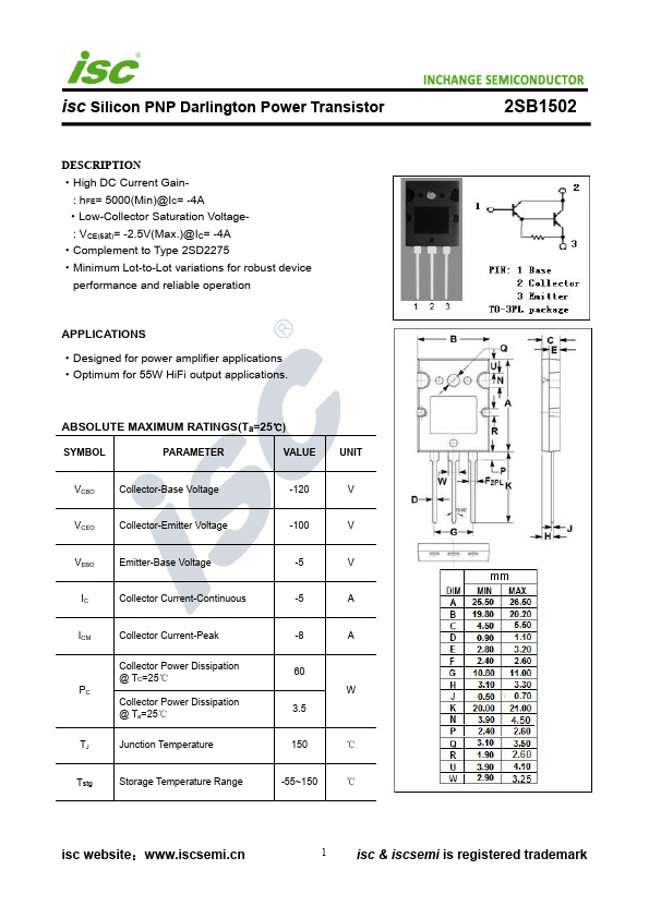 2SB1502