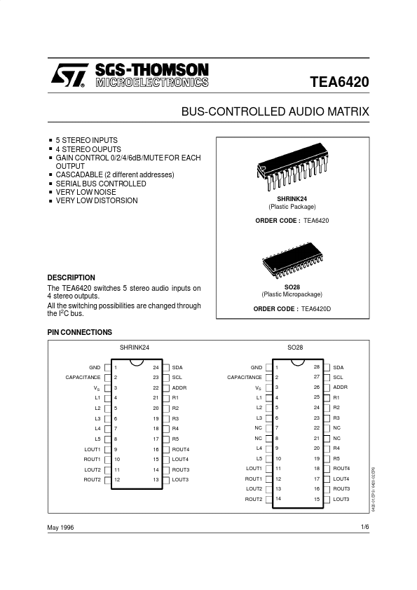 TEA6420D