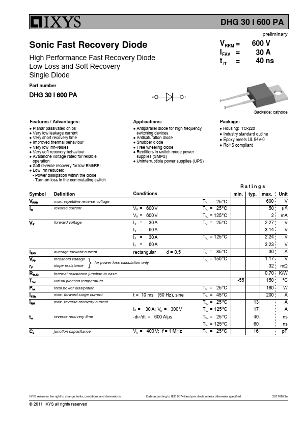 DHG30I600PA