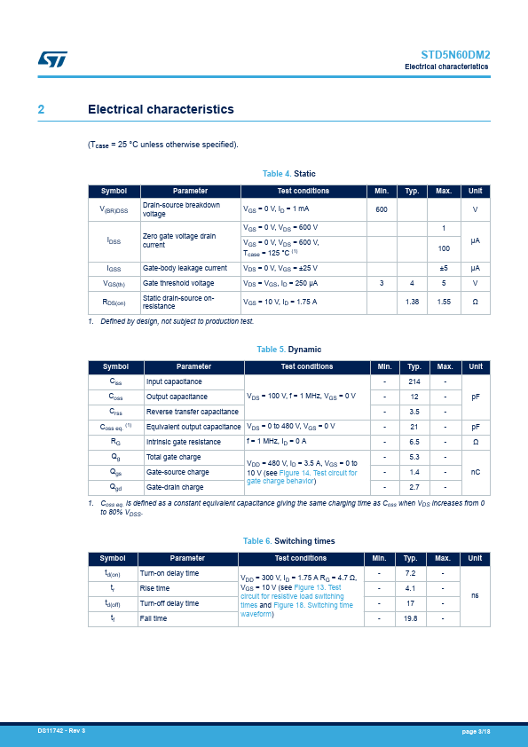 STD5N60DM2