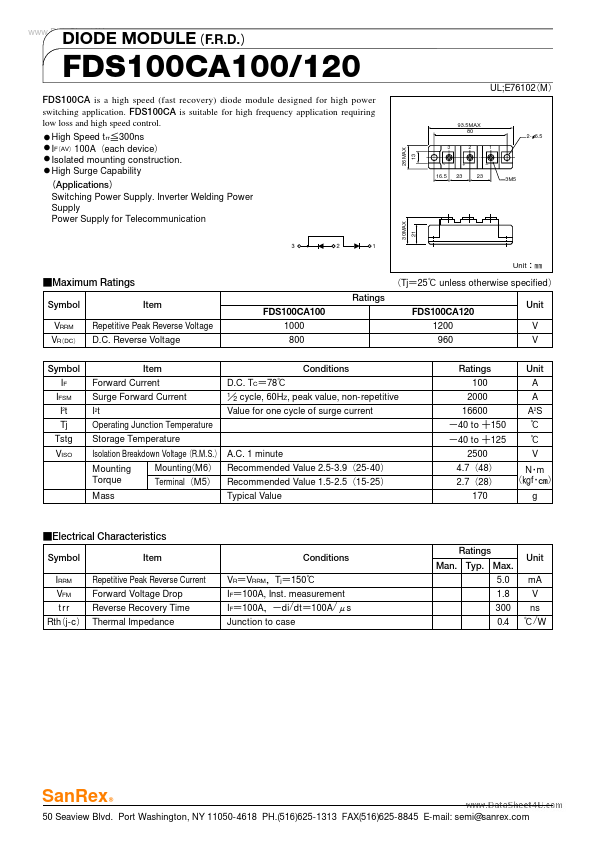 FDS100CA100