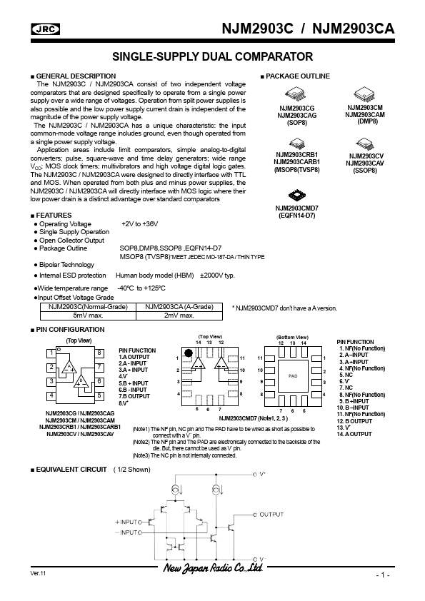 NJM2903CA