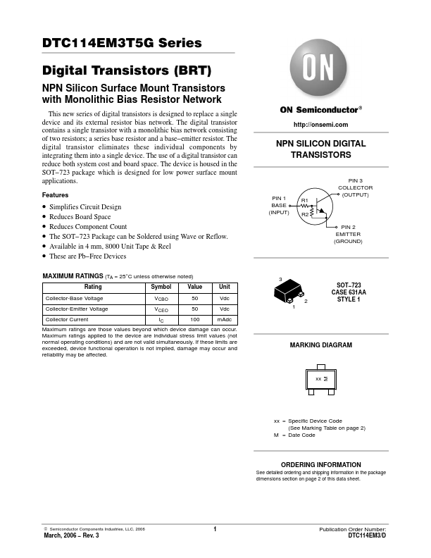 DTC115EM3T5G