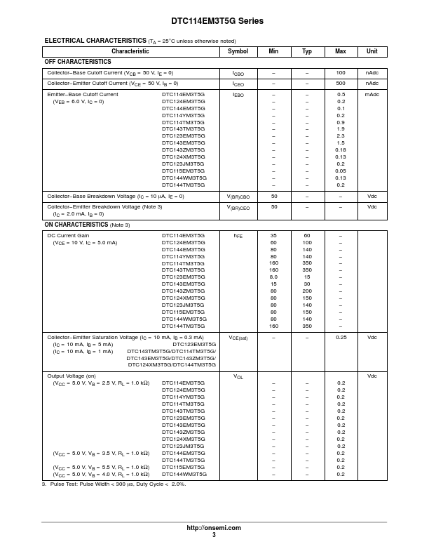 DTC115EM3T5G