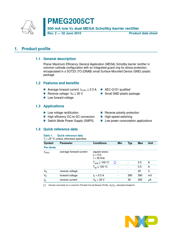 PMEG2005CT