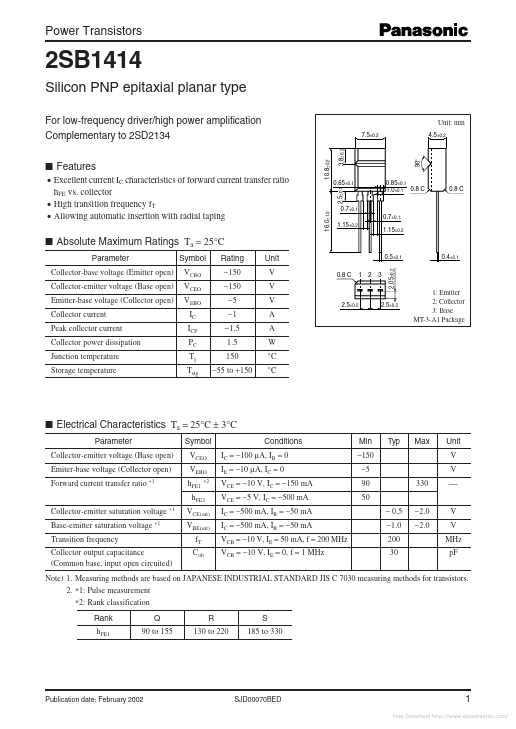 2SB1414