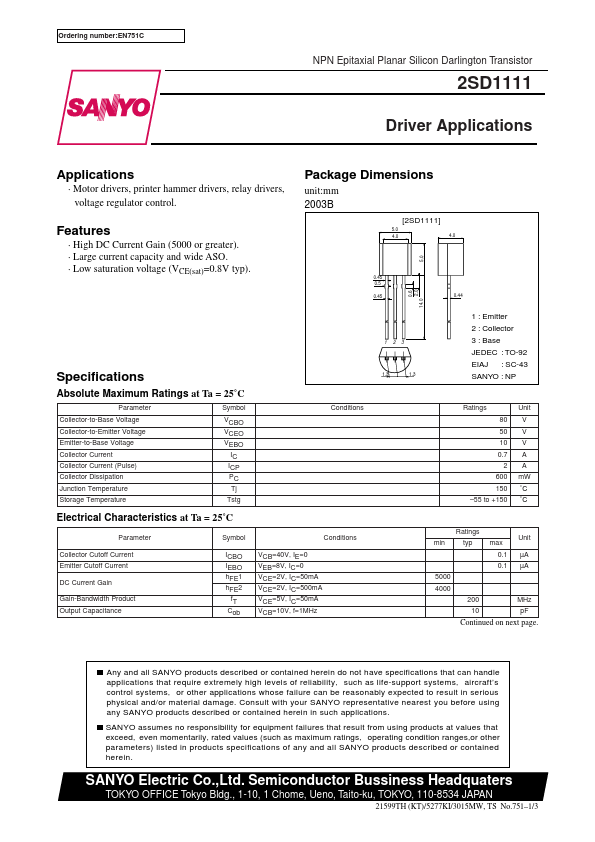 2SD1111