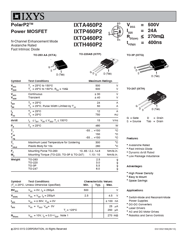 IXTQ460P2