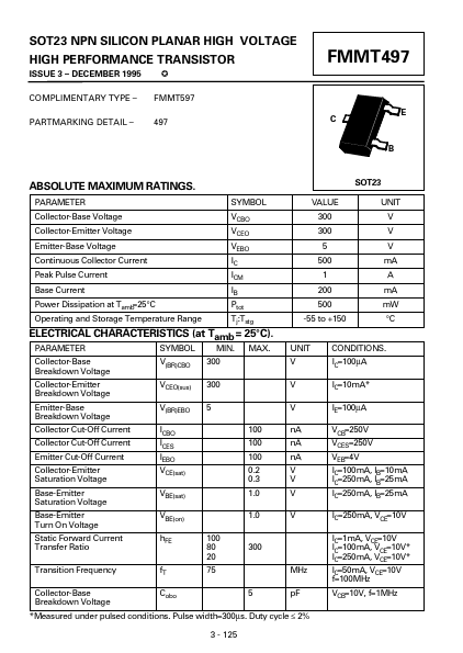 FMMT497