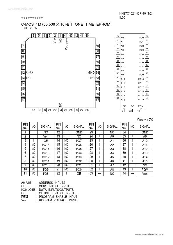 HN27C1024HCP-10