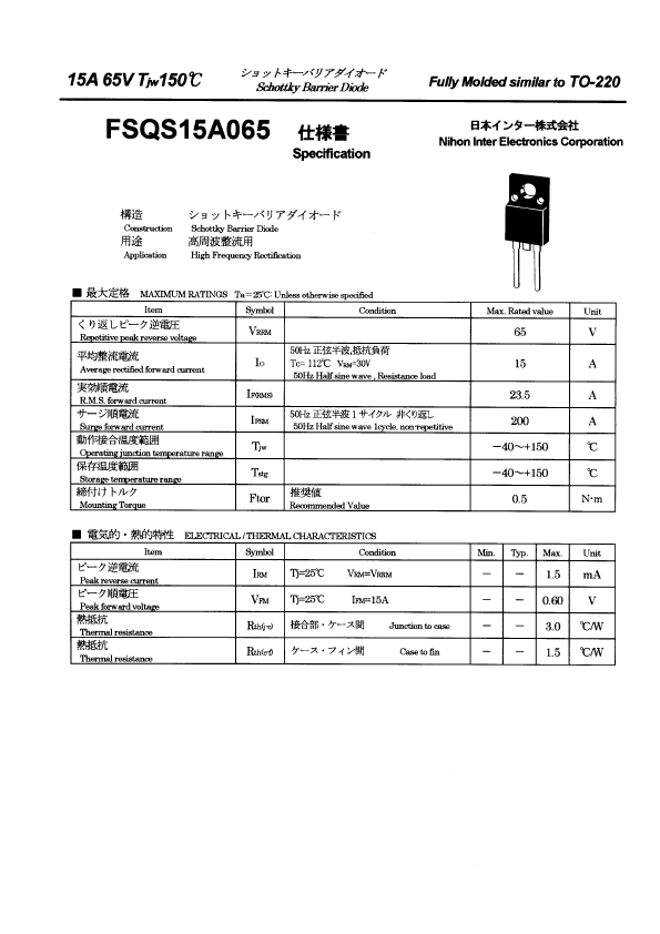 FSQS15A065