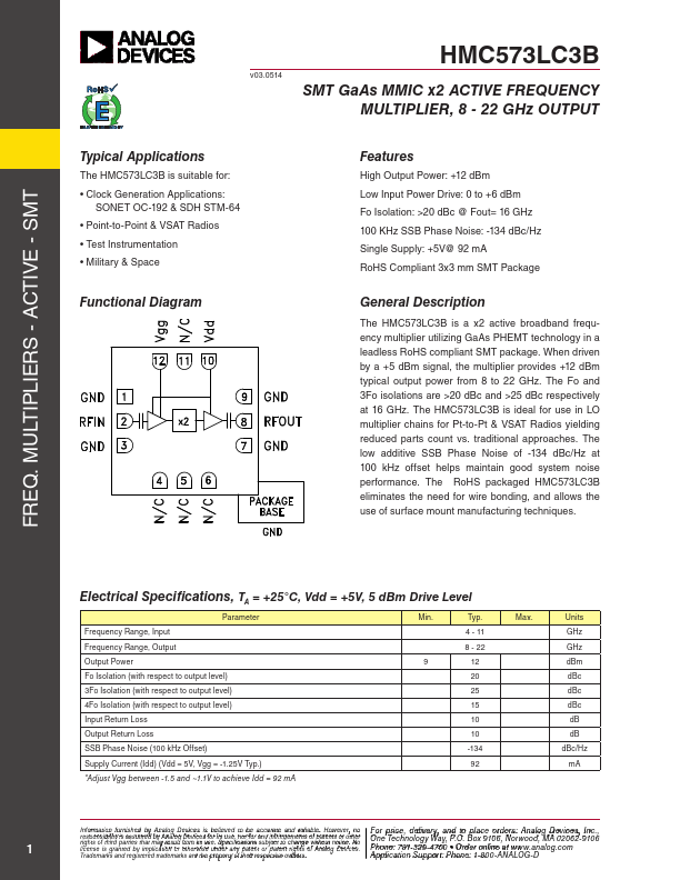 HMC573LC3B