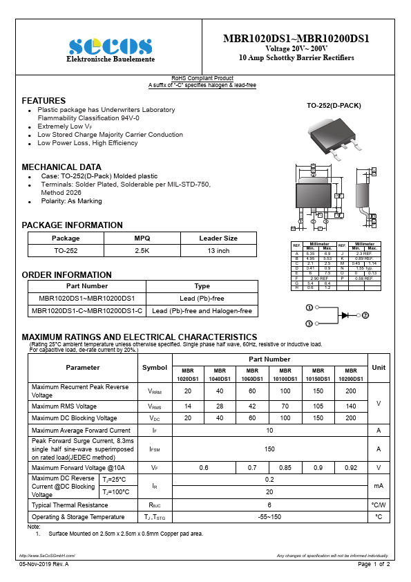 MBR10100DS1