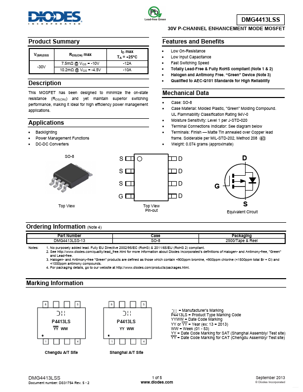 DMG4413LSS