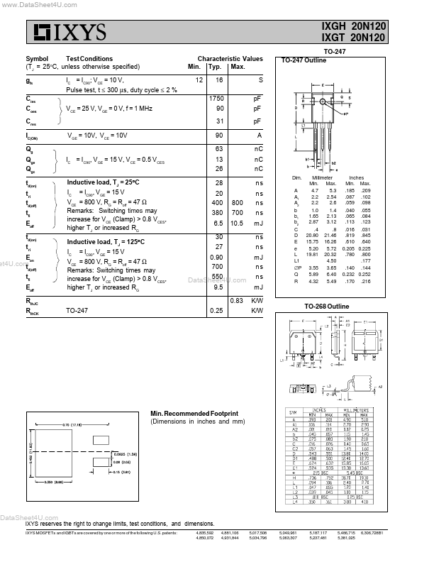 IXGT20N120