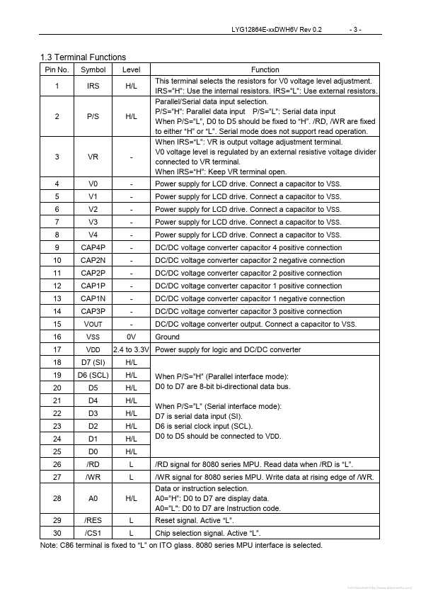 LYG12864E-SFDWH6V