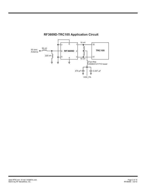 RF3609D