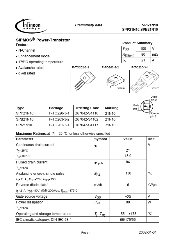 SPI21N10