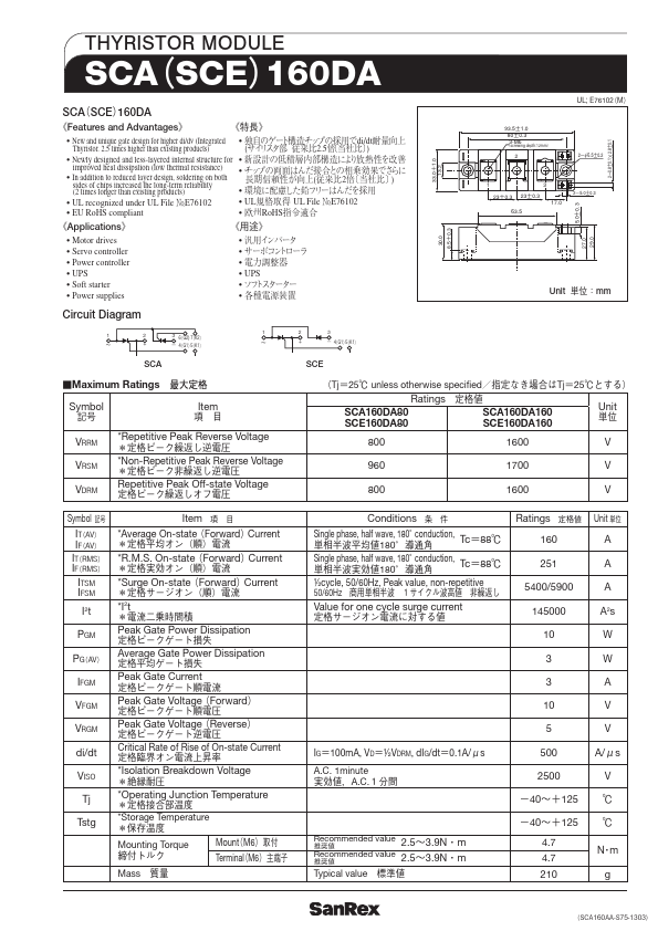 SCA160DA