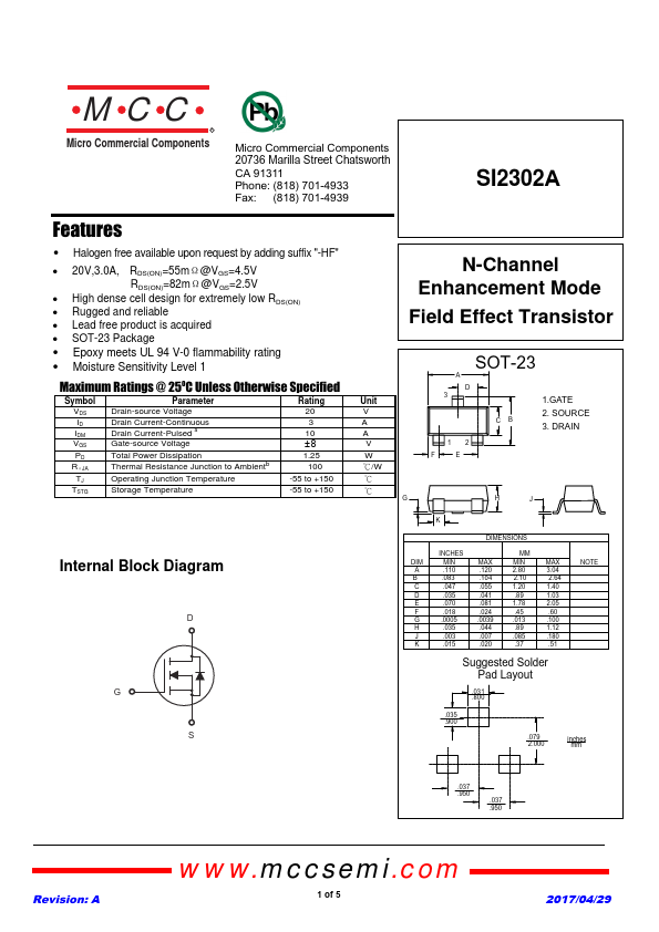 SI2302A