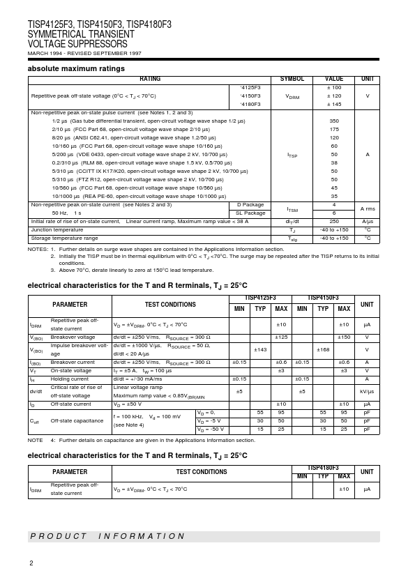 TISP4150F3