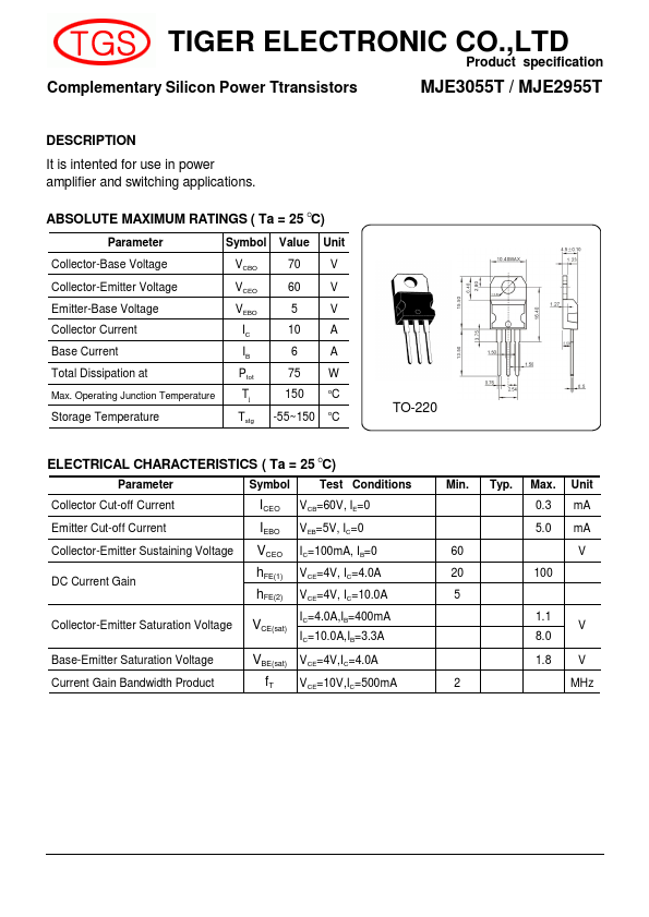 MJE2955T