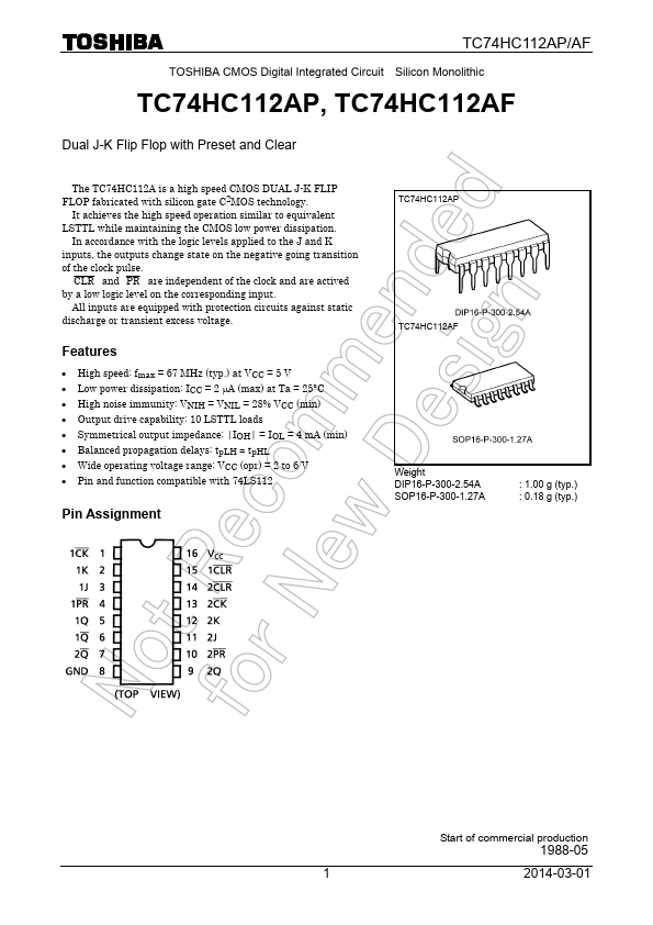 TC74HC112AF