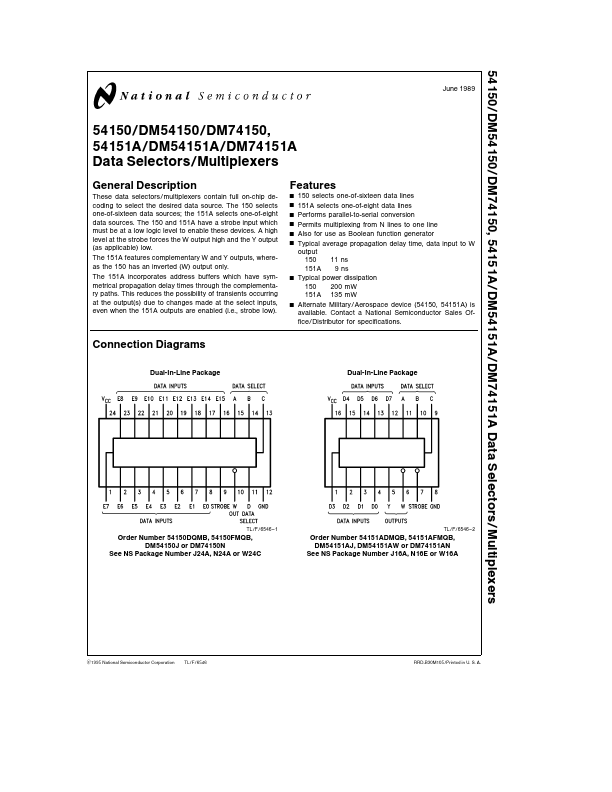 DM74151A