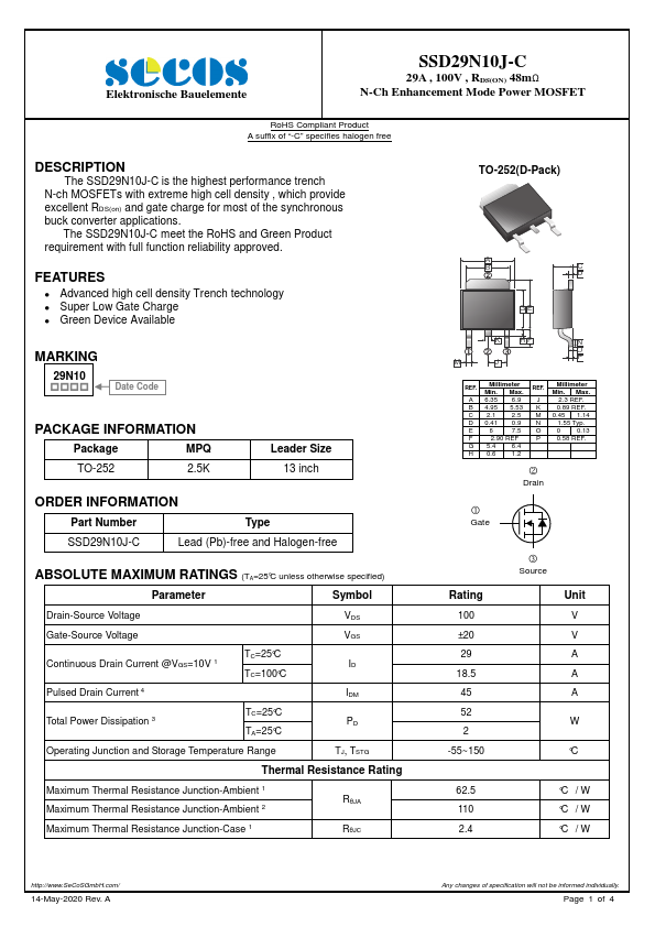 SSD29N10J-C