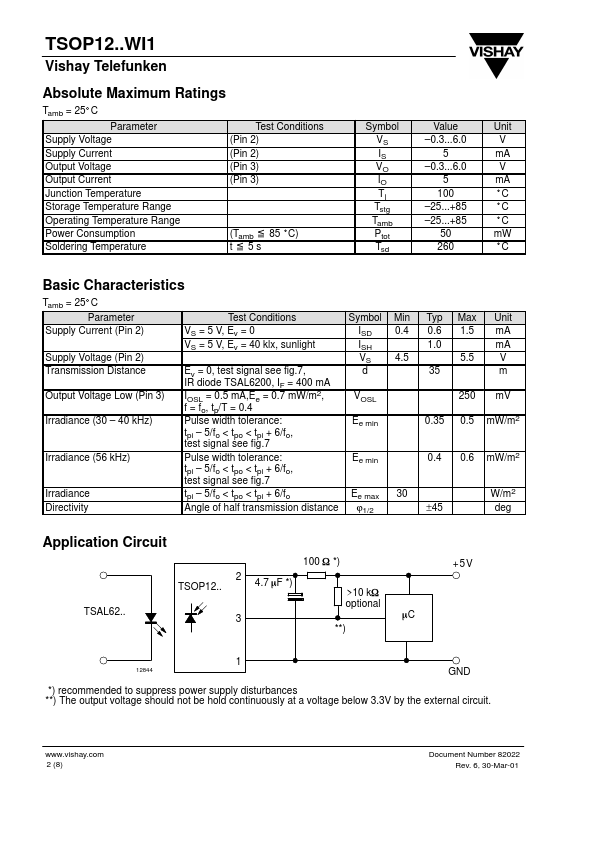 TSOP1256WI1