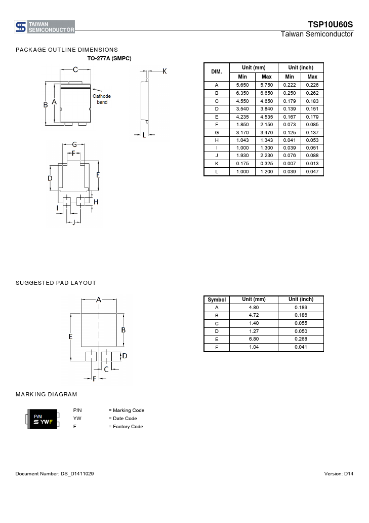 TSP10U60S