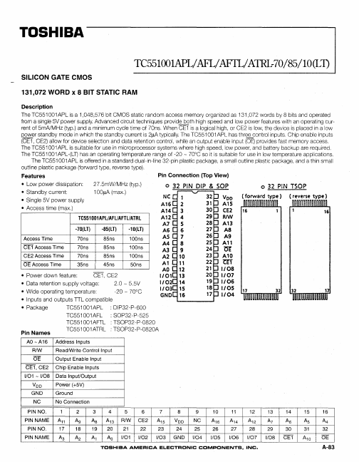 TC551001ATRL-85LT