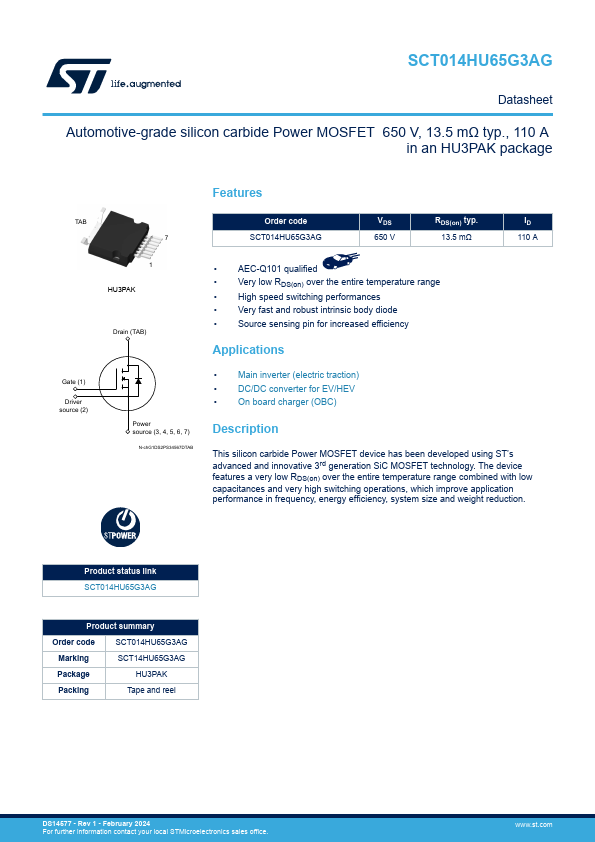 SCT014HU65G3AG