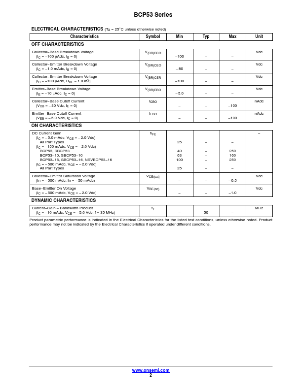 BCP53-16T3G