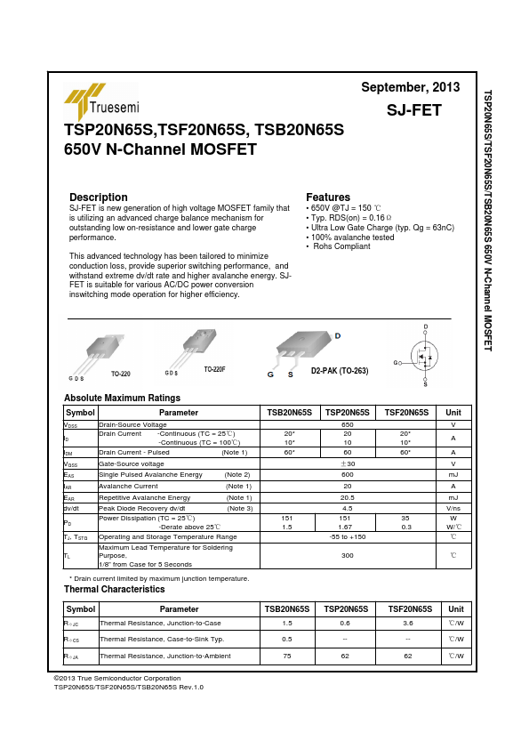 TSF20N65S