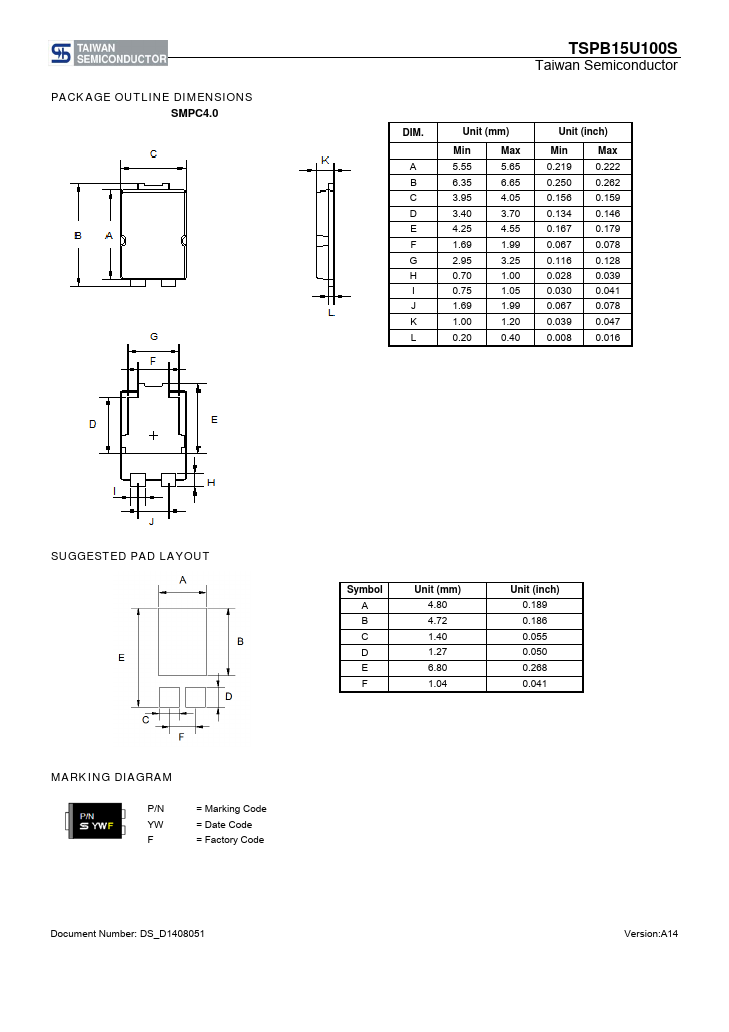 TSPB15U100SMS1G