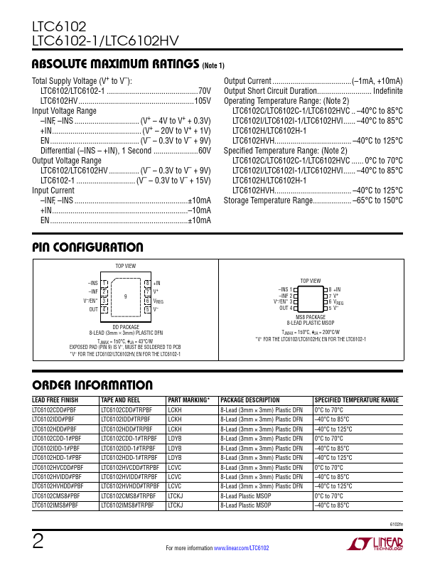 LTC6102-1