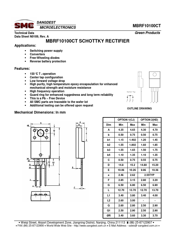 MBRF10100CT