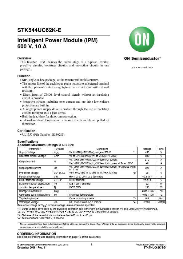 STK544UC62K-E