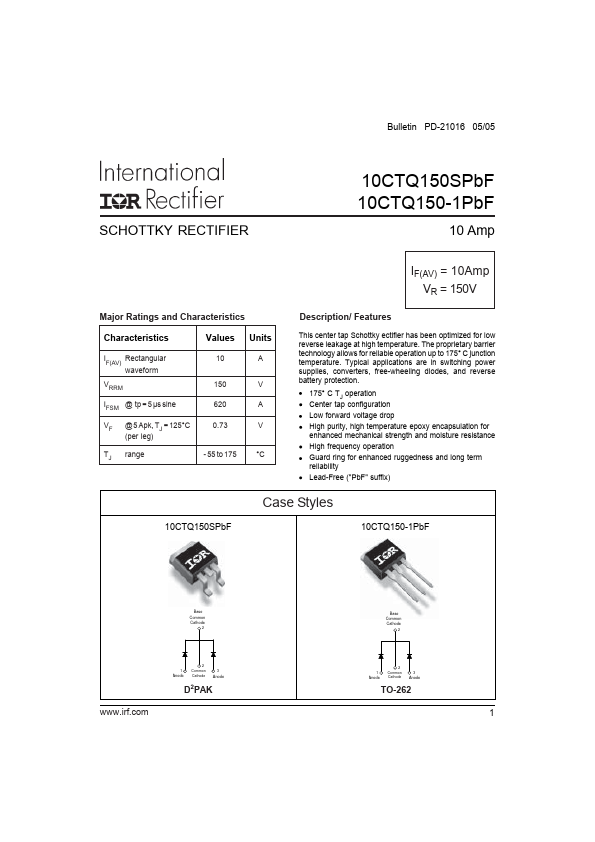 10CTQ150-1PbF