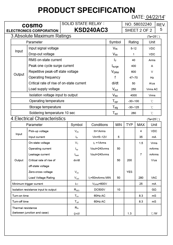 KSD240AC3