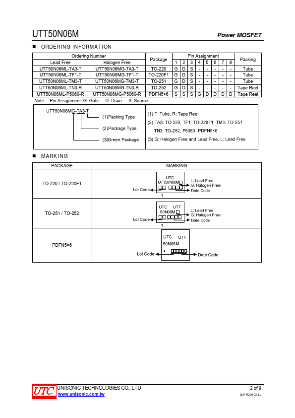 UTT50N06M