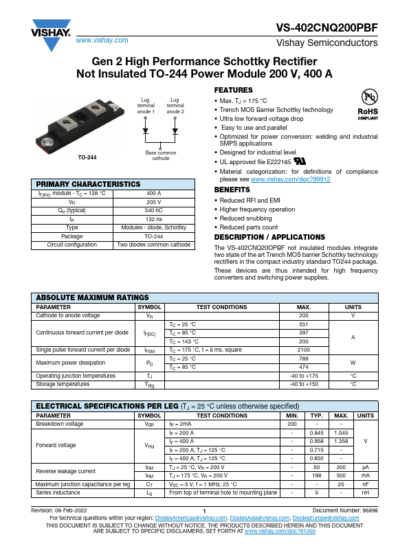 VS-402CNQ200PBF