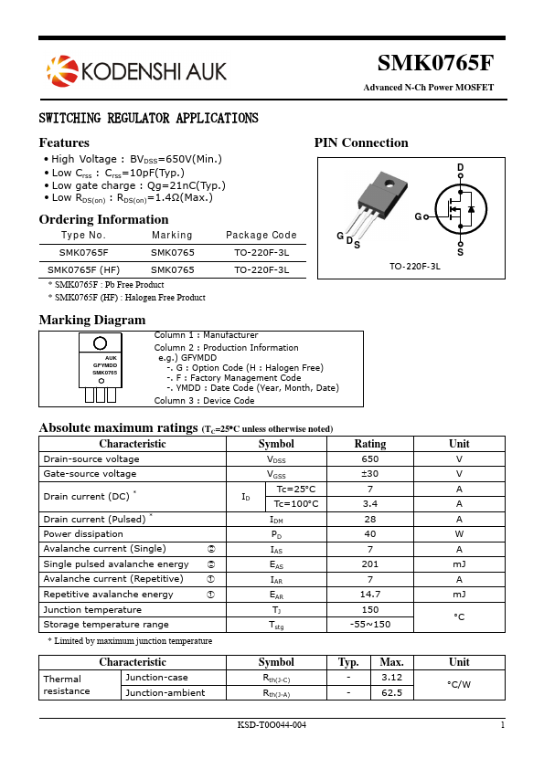 SMK0765F