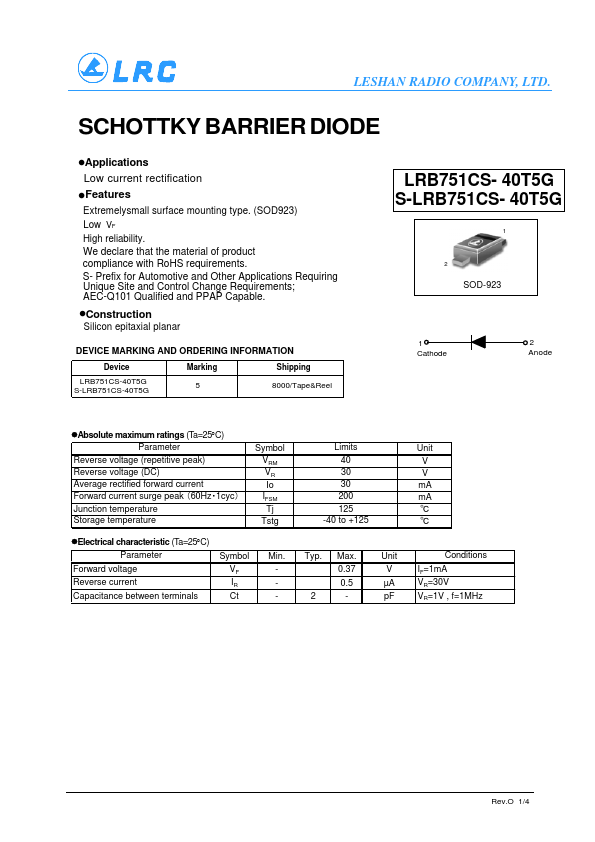 S-LRB751CS-40T5G