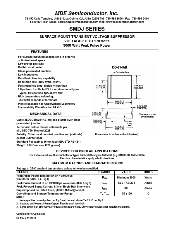 SMDJ150A