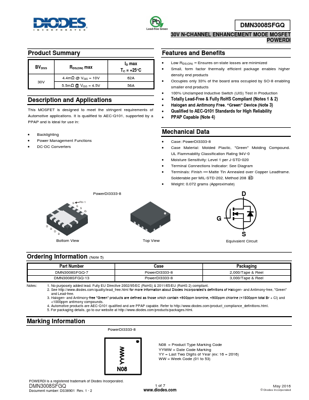 DMN3008SFGQ