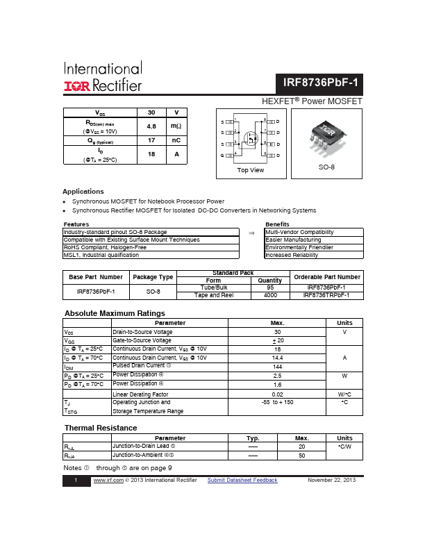 IRF8736PBF-1