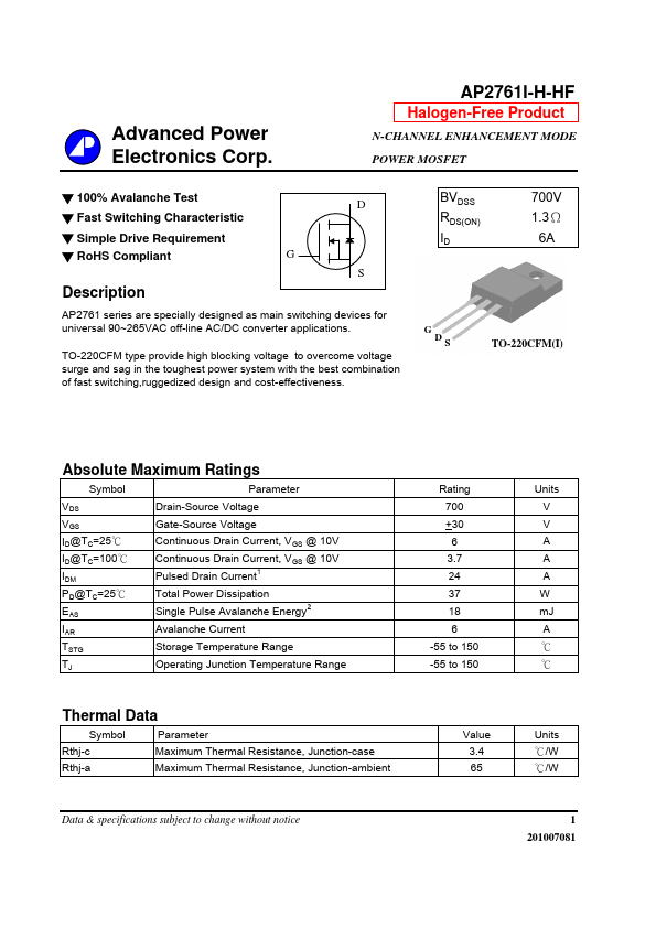 AP2761I-H-HF